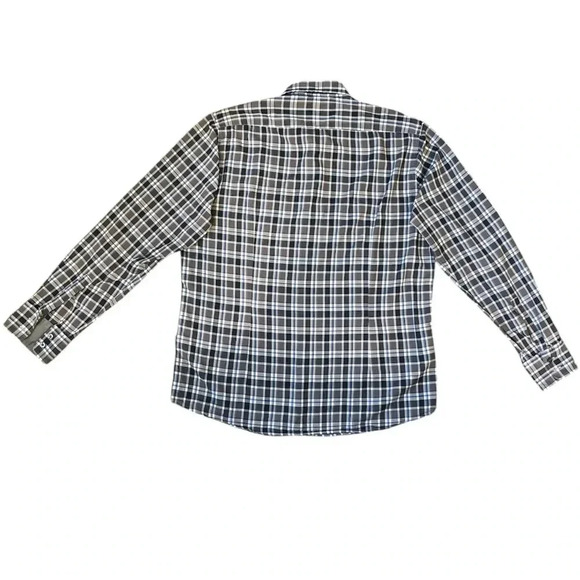 Hugo‎ Boss Lukas 2 Long-Sleeve Plaid Button-Up Shirt Men's Size Large - Picture 3 of 14